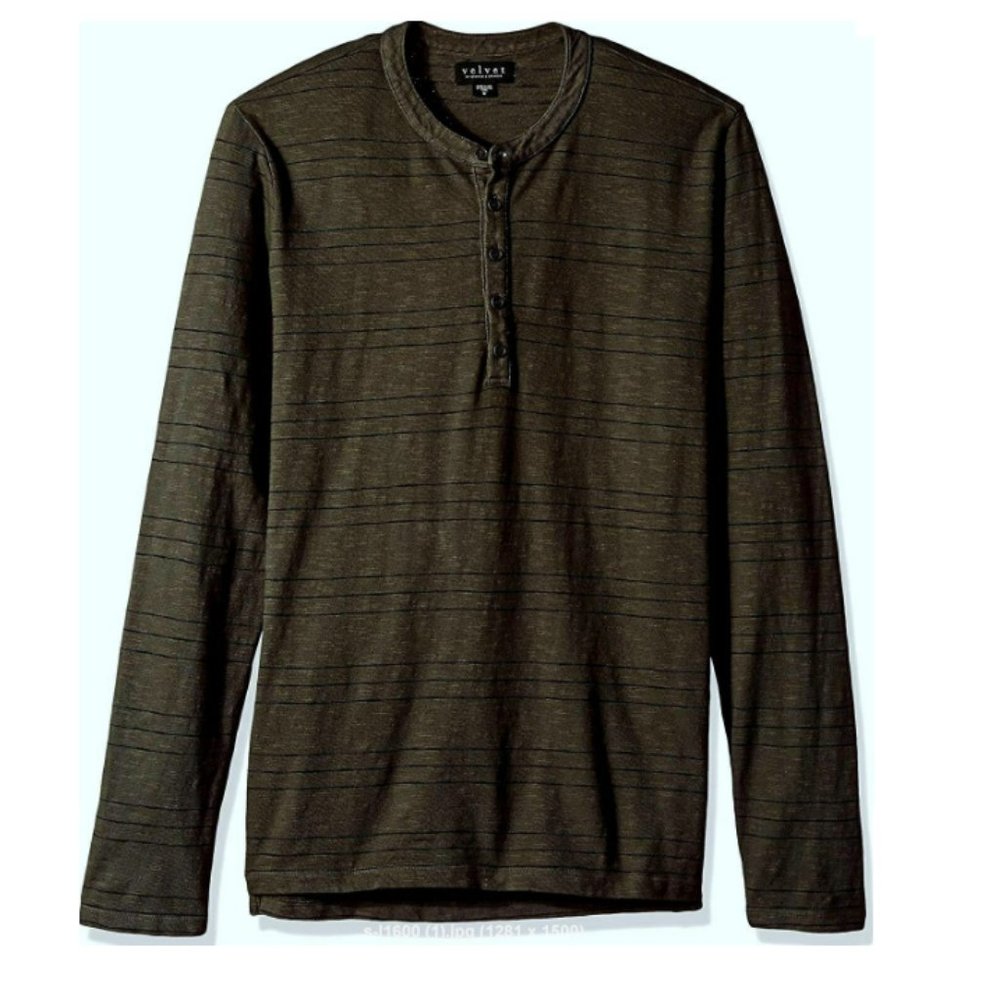 NWOT Men's Velvet by Graham & Spencer Kage Henley